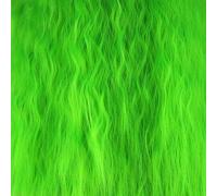 GJBXP Fluffy Red Pink White Orange Green Blonde Brown Curly Wig Synthetic Hair Anime Cosplay Halloween Costume Party Wigs For Women green