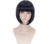 GJBXP Hairpieces Anime Cosplay Wig, Novelty High Temperature Silk Juvenile Anti-Warping Wig Anime Fans Gift, Short Straight Hair