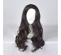 GJBXP Hairpieces Diana Film Cosplay Rose Net Wigs 100% High-Temperature Resistant Fiber Dark Brown Long Curly Wavy Hair 26inches