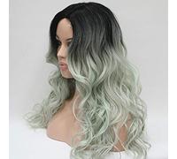 GJBXP Hairpieces European and American Fashion Long Curly Gold Mixed Long Wave Wig Hand-Woven Simulation Scalp Boutique Wig Foreign Trade Original I