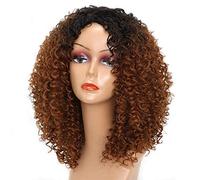 GJBXP Hairpieces European and American Fashion Wig Female African Small Volume Explosion Head Short Curly Hair Fluffy Corn Hot Long Curly Hair Short Hair A