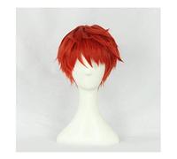 GJBXP Hairpieces Fate/Stay Night Anime Cosplay Rose Net Wigs High-Temperature Resistant Fiber Short Hair Orange 12 Inches