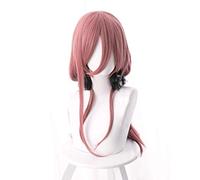 GJBXP Hairpieces The Quintessential Quintuplets Anime Cosplay Rose Net Wigs High-Temperature Resistant Fiber Long Straight Hair Pink 24 Inches