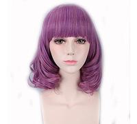 GJBXP Shoulder Length Grey Purple Blue Ombre Bob Wig Anime Cosplay Harajuku Lolita Synthetic Hair Wigs For Women PL-520