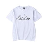 GJDNCIQ Ethel Cain Signature Inspired T-Shirt - Minimalist Unisex Graphic Tee - Indie Artist Aesthetic Merch for Fans (White,M)