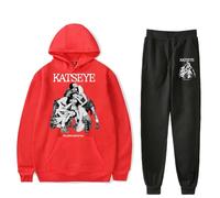 GJDNCIQ Katseye Tour 2025 Hoodies Suit Man/Woman Hip Hop Hoodies Fans Sweatshirts Printed Casual (Red,XS)