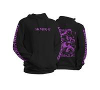 GJDNCIQ Kpop Demon Hunters Fan merch Huntrix Hoodie Harajuku Pullover Tops Man Woman Mira Rumi Zoey Sweatshirt Fans Gift (M,black)