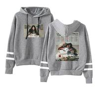 GJDNCIQ Lauren Spencer Smith THE ART OF BEING A MESS TOUR 2025 Merch Men/Women Hooded Sweet Streetwear Hooded Long Sleeve (Gray,XL)