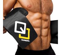 GJELEMENTS Waist Trimmer Belt - Slimming Sweat Belts for Men & Women - Neoprene Sauna Belts for Fat Loss, Weight Loss, Slim Tummy, Flat Stomach, Abs - L XL