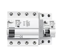 GJEXXPTST GYL9 Magnetic B Type RCCB Residual Current Circuit Breaker DC ELCB 2P 4P 40A 63A 30mA 100mA 300mA RCD Leakage 6KA(40a 30ma,4 Pole)