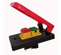 GJEXXPTST Power Switch Button 1PC Table Saws Electromagnetic Pushbutton Paddle 220V-240V 16A 5E4 Safety with Emergency Stop Cover