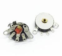 GJEXXPTST Switch 5pcs/lot RV12MM B503 B50 B10 B103 Flat Foot with LAT Potentiometer Power Amplifier Volume(B103 B10K)