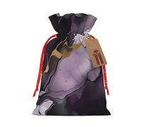 Gjgdbxdw Christmas Gift Bags with Dark purple texture marble Print,Drawstring Gift Bag for Storing Candies and Snacks for Festivals Small