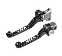 GJgfjGHK 1pair CR 80R 85R 125R 250R Motorcycle Pivot Brake Clutch Lever Motorcoss Handle CR 80 85 125 250 R Replacement for CR80R CR85R CR125R CR250R Brake Handle Lever(CR250R 04-07 Black)
