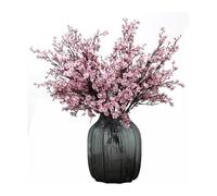 GJgfjGHK Global Babys Breath Fabric Cloth Artificial Flowers 6 Bundle European Fake Silk Plants Decor Wedding Party Decoration Bouquets Artificial Plants Indoor(Light Pink-6pcs)
