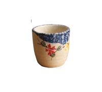 GJgfjGHK Tea Infuser Mug 1PCS 50ml Japanese-Style Ceramic Antique White Wine Cup Sake Set Home Retro Coffee Cup Wine Pot Shochu Classical Cup(B-1pc)