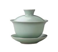 GJgfjGHK Tea Infuser Mug Jingdezhen Ceramic Gaiwan Teacup Handmade Tea Tureen Boutique Tea Bowl Chinese Porcelain Teaware Accessories Drinkware(L 120ml)