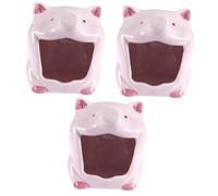 GJGHKLHL 3pcs Pet Nest Hamster Sleeping Bed Tiny House Accessories Bathtub Toys Animal Cage Small Summer Hou