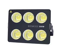 GJGHKLHL 50-600W Security-Lights Super-Bright, IP67 6000K LED Work Light, Outdoor Spot Lighting Wall, Ideal Choice for Garages, Patio, Rooftop(300W)