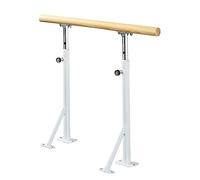 GJGHKLHL Ballet Barre Landing Fixed Solid Wood Bar Height Adjustable Freestanding Dancing Rod Indoor Home Dance Studio Stick for Adults and Children Fitness(White,1m)