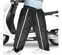 GJGHKLHL Cold and Warm For Men and Women Windproof Knee Plush Lining Night Reflective Strips Widened Elastic Band Water proof Thickened Shin Guards(Red,7.375)