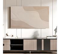 GJGHKLHL Geometric Pattern Art TV Cover,Indoor Outdoor LED LCD Wall Mounted,Waterproof And Sunscreen Display Protective(C,70in)