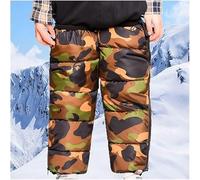 GJGHKLHL Kids Down Filled Windproof Knee Cold and Warm Size : L Below 170CM(Grün)