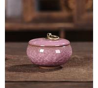 GJGHKLHL sugar pot， Ceramic Tea Canisters Coffee Storage Jars Sugar Bowl Spices Condiment Pots Container with Sealed Lid Chinese Style for Home Kitchen,A(C)