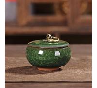 GJGHKLHL sugar pot， Ceramic Tea Canisters Coffee Storage Jars Sugar Bowl Spices Condiment Pots Container with Sealed Lid Chinese Style for Home Kitchen,A(A)