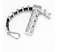 GJGHKLHL Wrist Exerciser, Stainless Steel Handle for Arm Wrestling Exercises, Bilateral Design with Knurled Grip for Pronation Rising Fitness Gym Training