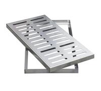 GJGSW Stainless Steel Drain Cover with Frame, Heavy Duty Vehicle Rated for Road, Indoor/Outdoor Use in Kitchen, Bathroom(201 Stainless Steel,50 * 30 * 3cm)