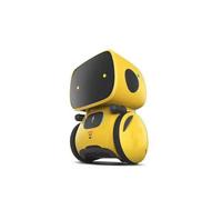 GJGSW Voice Control Robot Toy with Touch Sensing, Interactive Smart Robot for Children 3+ Years Old - Walks, Sings, Records, Mimics Speech/Dances(Yellow)