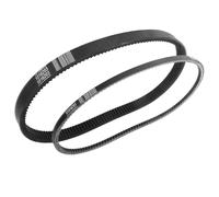 Gjhch Drive Belt & Starter Belts Kit for Club Car DS 1997-Up & Club Car Precedent 2004-Up Golf Cart,Golf Cart Belt and Club Car Belt Replacement Replacement 101916701,1016203, Set of 2