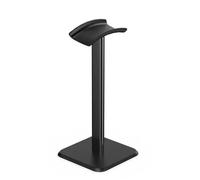 GJHGNFRDK Controller Holder， Headphone Stand 2 Pcs Black White Aluminum 10.5x10.5x23 cm(Black)