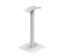 GJHGNFRDK Controller Holder， Headphone Stand 2 Pcs Black White Aluminum 10.5x10.5x23 cm(White)