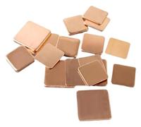 GJHGNFRDK Copper Shim Heatsink Thermal Pad, 2 Pcs Copper Heatsink Sheets Thermal Pad 15x15mm/20x20mm 0.3-2.0mm(20x20x1.2mm)