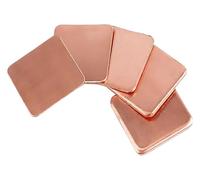 GJHGNFRDK Copper Shim Heatsink Thermal Pad, Laptop Copper Heat Sink Sheets Thermal Pad Multiple Sizes Pack Of 5 pcs(20x20x1.0mm)