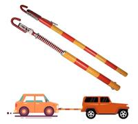 GJHGNFRDK Heavy Duty Emergency Breakdown Tow Bar, Steel Tow Bar With Storage Bag 3-50 tons For Vehicles(Load 5 tons)