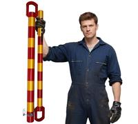 GJHGNFRDK Heavy Duty Emergency Breakdown Tow Bar, Towing Bar With Two-Way Cushioning For Trucks s Cars 3-50 Tons Multicolor(Load 20tons)