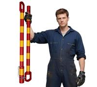 GJHGNFRDK Heavy Duty Emergency Breakdown Tow Bar, Towing Bar With Two-Way Cushioning For Trucks s Cars 3-50 Tons Multicolor(Load 50tons)