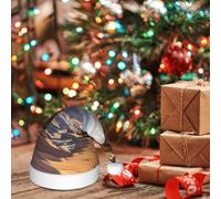 GJHKSSVB Santa Hat For Kids, Arches National Park Funny Christmas Hats Warm Comfort Velvet Holiday Xmas Hat For Boys Girls New Year Festive Party Decoration