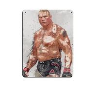 GJHTQLP Brock Lesnar Retro Poster Metal Tin Sign Chic Art Retro Iron Painting Bar People Cave Cafe Family Garage Poster Wall Decoration 12x16inch(30x40cm)