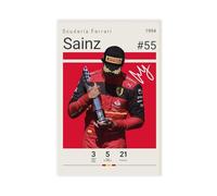 GJHTQLP Carlos Sainz 1 Canvas Poster Wall Art Decor Print Picture Paintings for Living Room Bedroom Decoration 12x18inch(30x45cm)