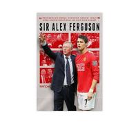 GJHTQLP Cristiano Ronaldo, Sir Alex Ferguson Canvas Poster Wall Art Decor Print Picture Paintings for Living Room Bedroom Decoration 20x30inch(50x75cm)