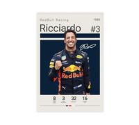GJHTQLP Daniel Ricciardo Canvas Poster Wall Art Decor Print Picture Paintings for Living Room Bedroom Decoration 12x18inch(30x45cm)