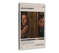 GJHTQLP JoJo Rabbit 3 Movie Posters Canvas Poster Bedroom Decor 12x18inch(30x45cm)