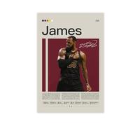 GJHTQLP Lebron Poster James Poster 1 Canvas Poster Bedroom Decor Landscape Office Room Decor Gift 12x18inch(30x45cm)