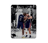 GJHTQLP LeBron Poster James Steph Curry Poster Poster Retro Poster Metal Tin Sign Chic Art Retro Iron Painting Bar People Cave Cafe Family Garage Poster Wall Decoration 12x16inch(30x40cm)