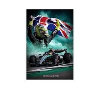 GJHTQLP Lewis Hamilton 9 Canvas Poster Wall Art Decor Print Picture Paintings for Living Room Bedroom Decoration 16x24inch(40x60cm)