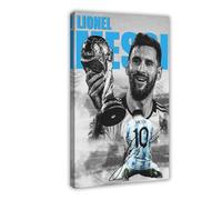 GJHTQLP Lionel Messi 1 Canvas Poster Bedroom Decor 12x18inch(30x45cm)